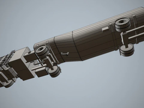 Fuel Truck --342-- 3D Model