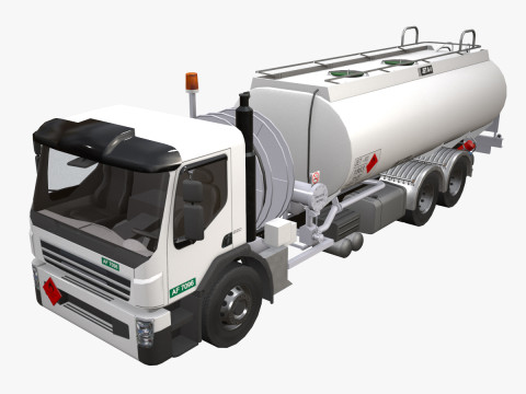 Fuel Truck --343-- 3D Model
