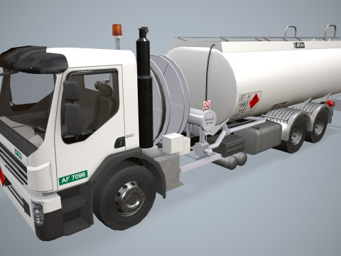 Fuel Truck --343-- 3D Model