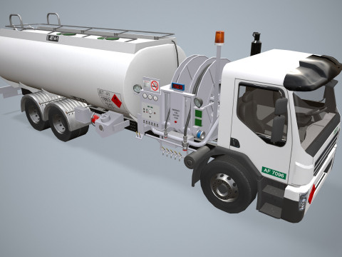 Fuel Truck --343-- 3D Model