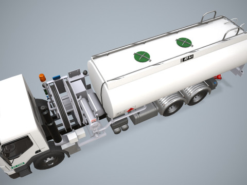 Fuel Truck --343-- 3D Model