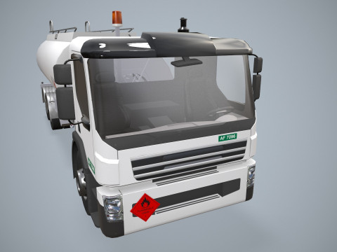 Fuel Truck --343-- 3D Model