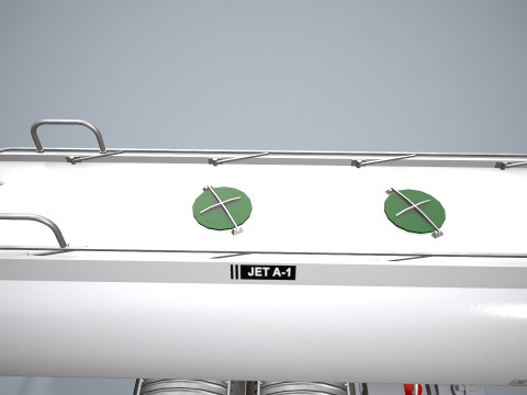 Fuel Truck --343-- 3D Model