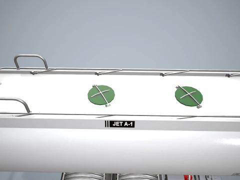 Fuel Truck --343-- 3D Model