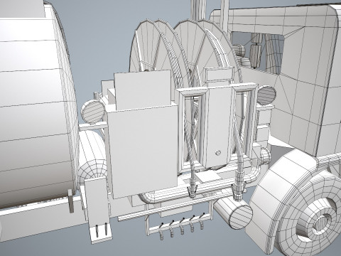 Fuel Truck --343-- 3D Model