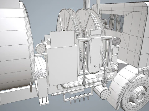 Fuel Truck --343-- 3D Model