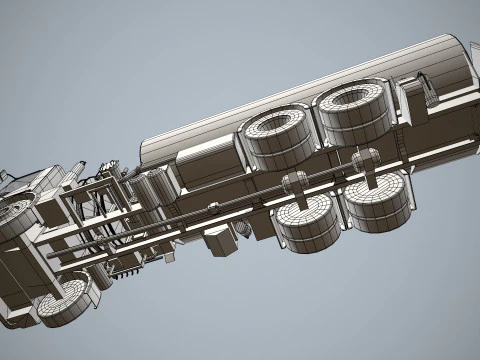 Fuel Truck --343-- 3D Model