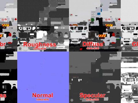 Fuel Truck --343-- 3D Model