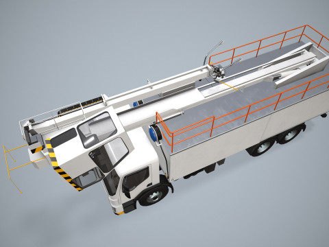 Uçak Buz Çözücü Kamyon --344-- 3D Model