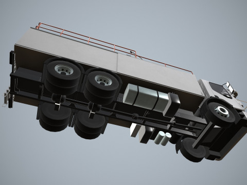 Uçak Buz Çözücü Kamyon --344-- 3D Model