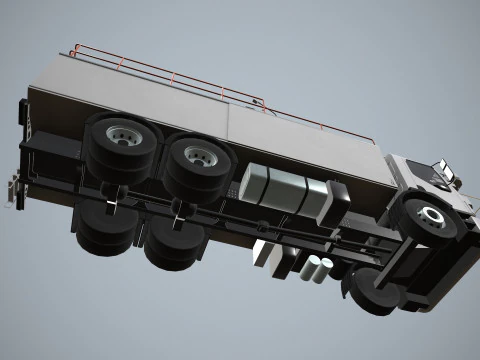 Cami&oacute;n descongelador de aviones --344-- Modelo 3D