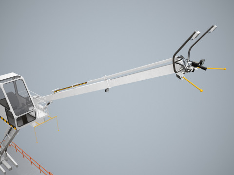 Uçak Buz Çözücü Kamyon --344-- 3D Model