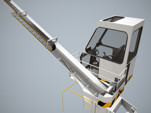 Uçak Buz Çözücü Kamyon --344-- 3D Model