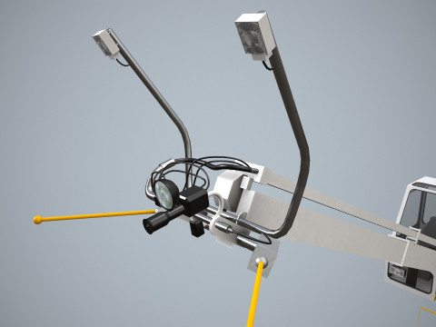 Uçak Buz Çözücü Kamyon --344-- 3D Model