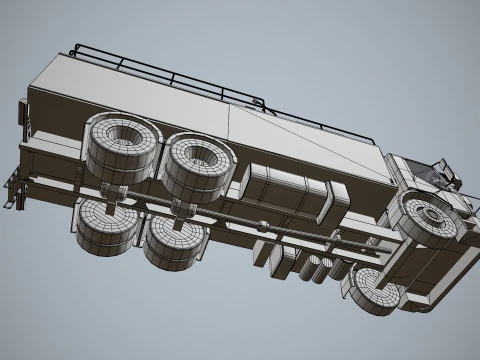 Cami&oacute;n descongelador de aviones --344-- Modelo 3D