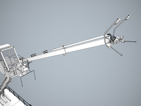 Uçak Buz Çözücü Kamyon --344-- 3D Model