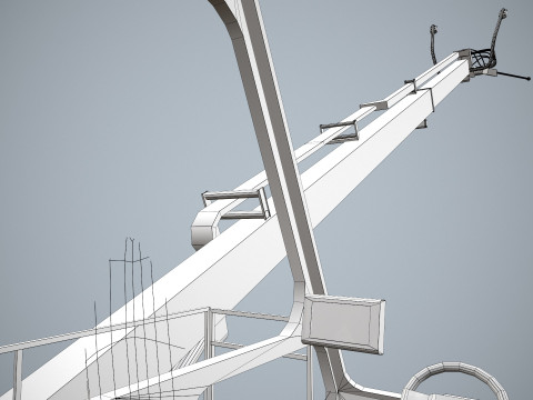 Uçak Buz Çözücü Kamyon --344-- 3D Model