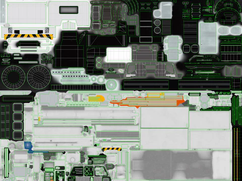 Cami&oacute;n descongelador de aviones --344-- Modelo 3D