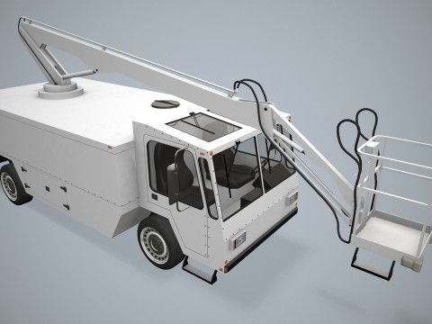 Aircraft Deicer Truck --349-- 3D Model