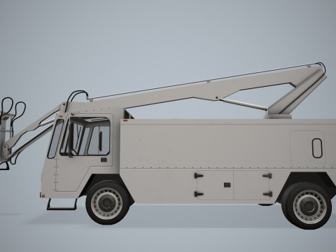 Aircraft Deicer Truck --349-- 3D Model