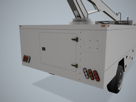 Aircraft Deicer Truck --349-- 3D Model