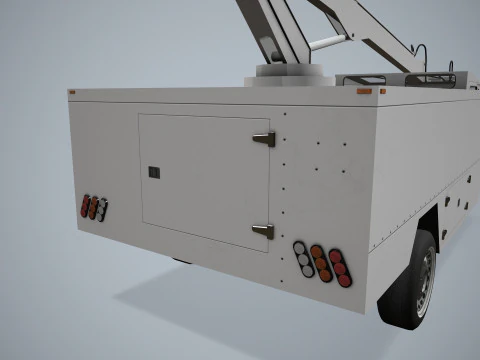 एयरक्राफ्ट डिसर ट्रक--349-- 3D मॉडल