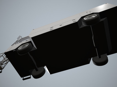 Aircraft Deicer Truck --349-- 3D Model