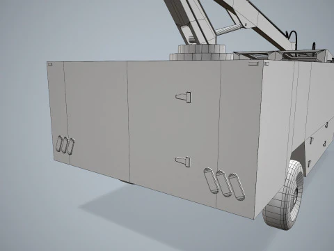 एयरक्राफ्ट डिसर ट्रक--349-- 3D मॉडल