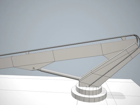 एयरक्राफ्ट डिसर ट्रक--349-- 3D मॉडल
