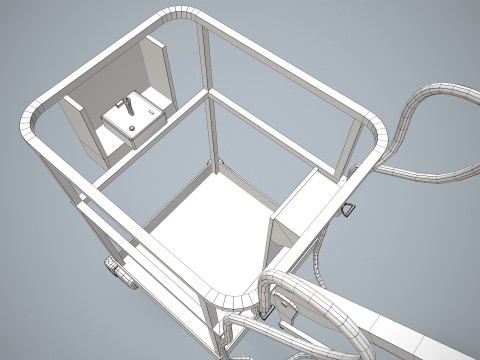 Aircraft Deicer Truck --349-- 3D Model