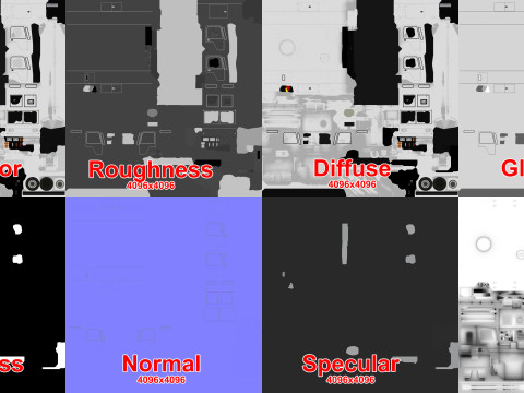 Aircraft Deicer Truck --349-- 3D Model