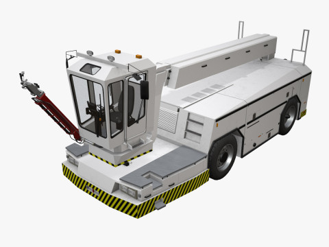 Aircraft Deicer Truck --350-- 3D Model