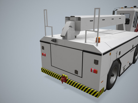 एयरक्राफ्ट डिसर ट्रक--350-- 3D मॉडल