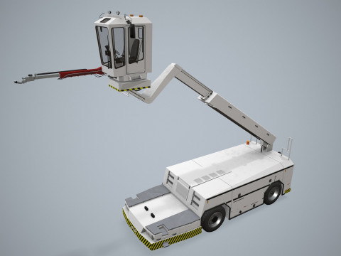 एयरक्राफ्ट डिसर ट्रक--350-- 3D मॉडल