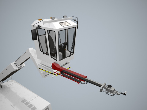 एयरक्राफ्ट डिसर ट्रक--350-- 3D मॉडल