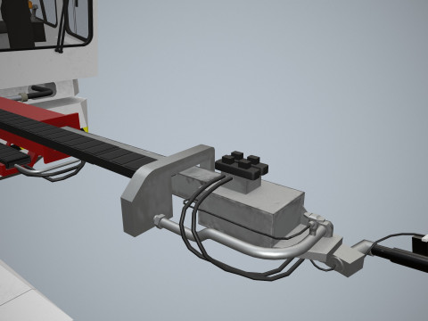 एयरक्राफ्ट डिसर ट्रक--350-- 3D मॉडल