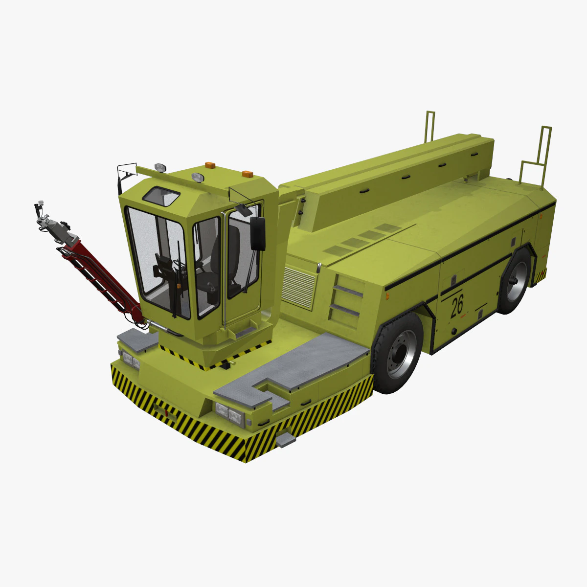 Camion antighiaccio per aerei --351-- Modello 3D .c4d .max .obj .3ds .fbx .stl .blend 