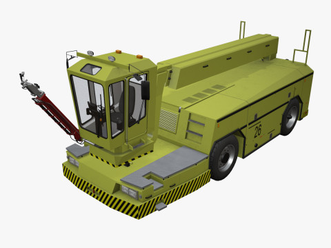 Aircraft Deicer Truck --351-- 3D Model