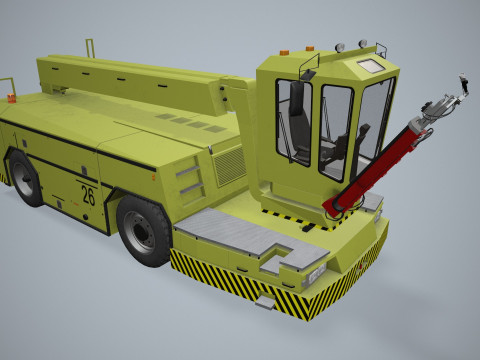Aircraft Deicer Truck --351-- 3D Model