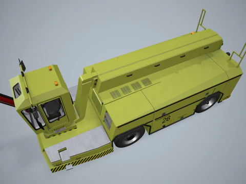 Camion antighiaccio per aerei --351-- Modello 3D