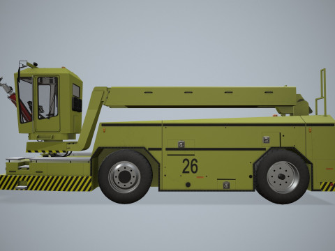 Aircraft Deicer Truck --351-- 3D Model