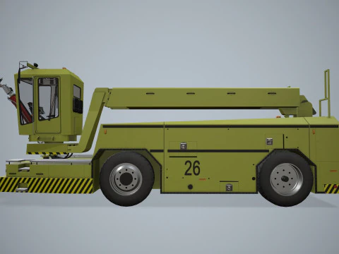 Camion antighiaccio per aerei --351-- Modello 3D