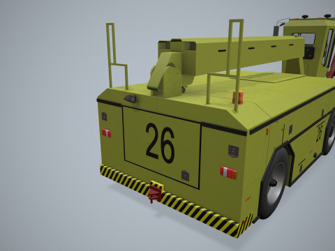 Aircraft Deicer Truck --351-- 3D Model