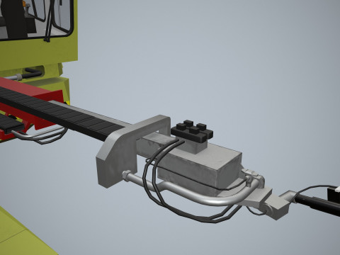 Aircraft Deicer Truck --351-- 3D Model