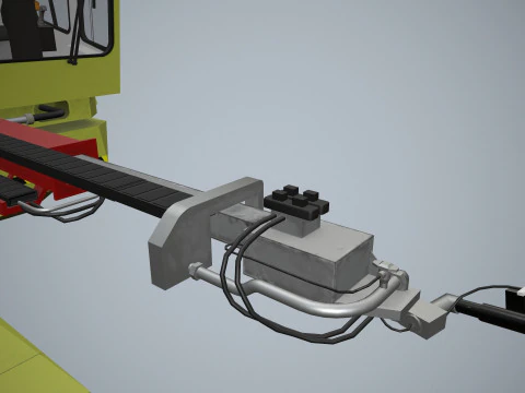 Camion antighiaccio per aerei --351-- Modello 3D