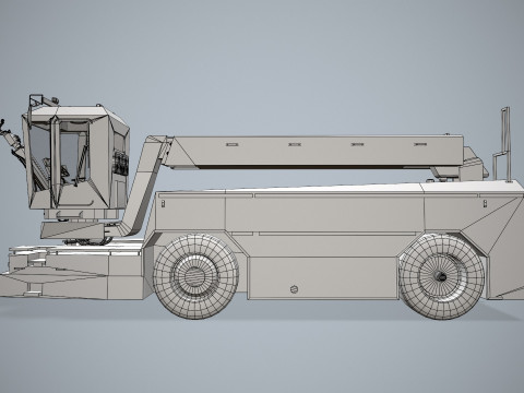 Aircraft Deicer Truck --351-- 3D Model