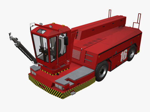 Aircraft Deicer Truck --352-- 3D Model