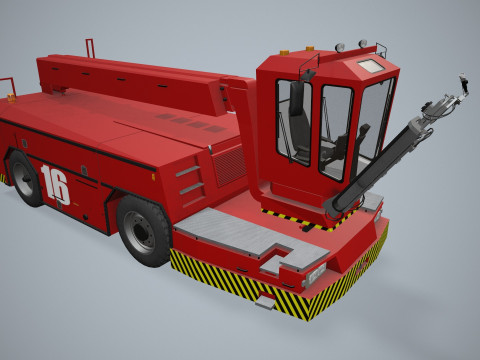 Camion de dégivrage pour avions --352-- Modèle 3D