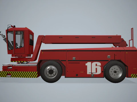 항공기 제빙기 트럭 --352-- 3D 모델