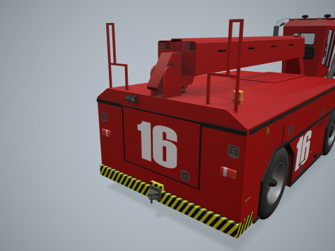 Camion de dégivrage pour avions --352-- Modèle 3D